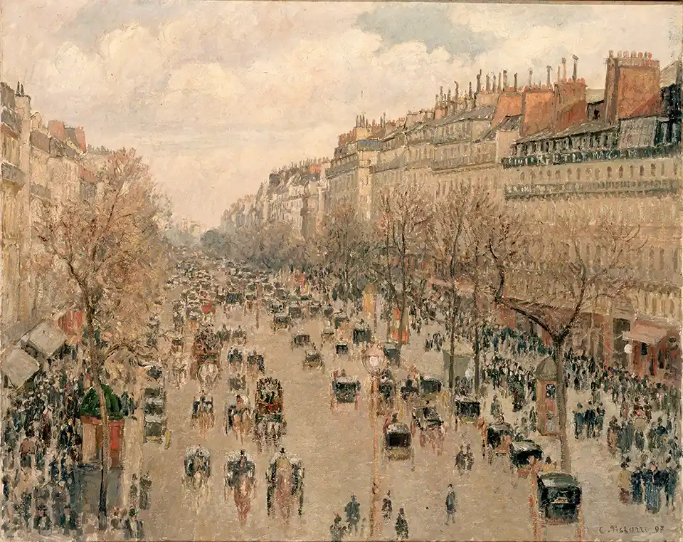 boulevard-montmartre-in-paris-painting-by-camille-pissarro